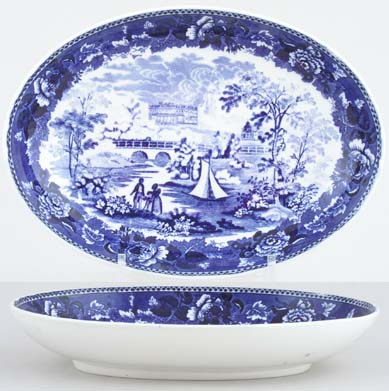 Dish oval c1930